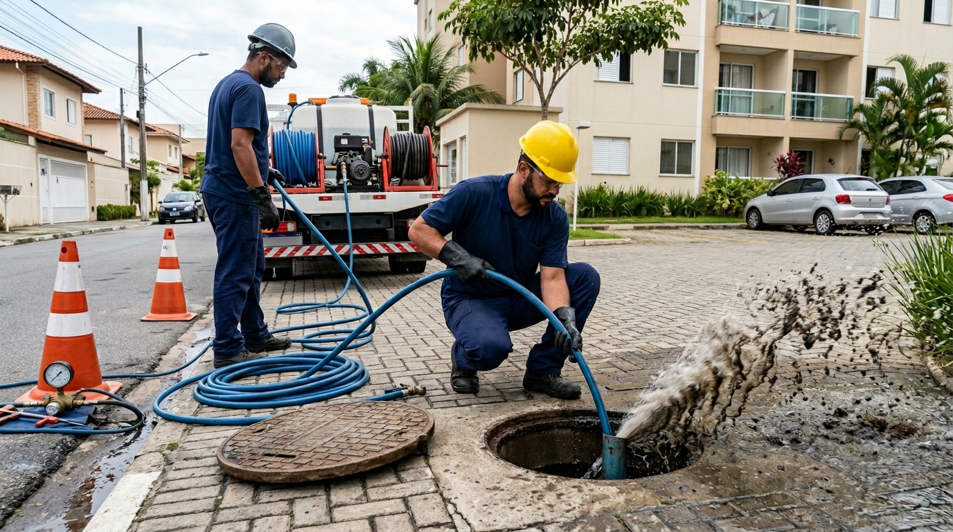 Hidrojateamento de Alta Pressão em Brasília‑DF