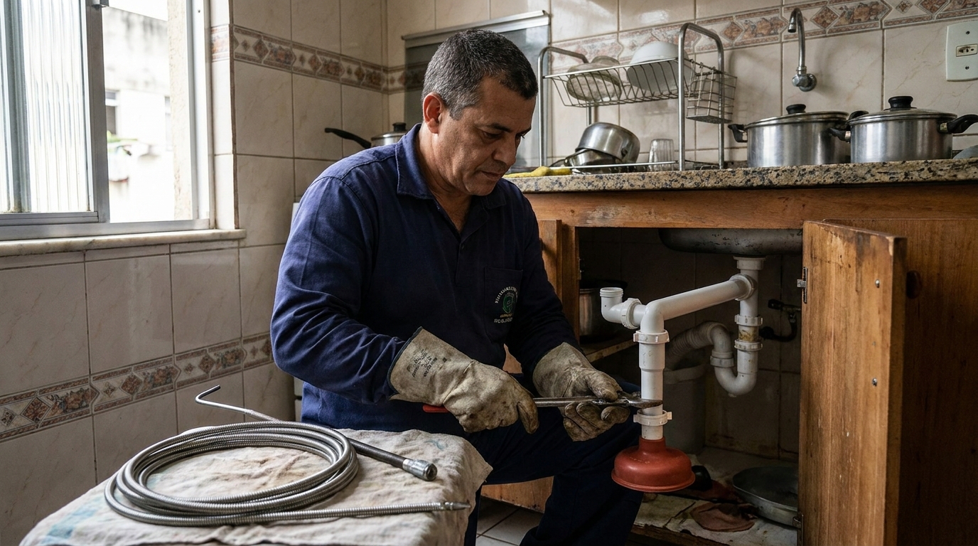 Desobstrução de Sifão em Brasília‑DF