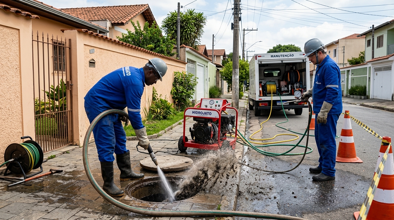 Hidrojateamento de Alta Pressão em Brasília‑DF