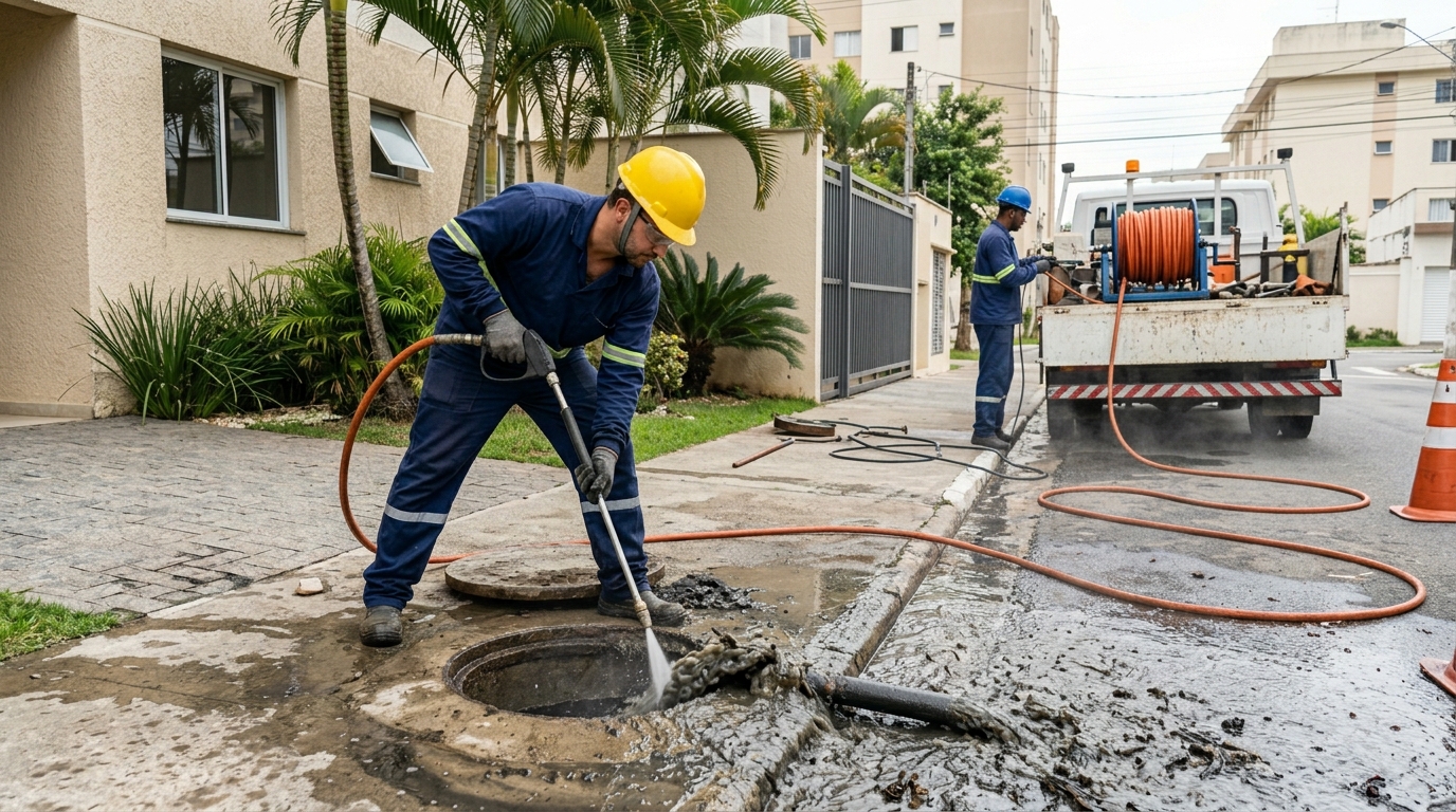 Hidrojateamento Industrial em Brasília‑DF